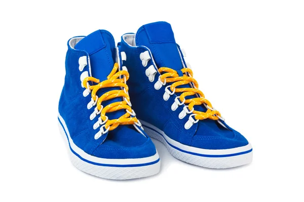 Sneakers blu — Foto Stock