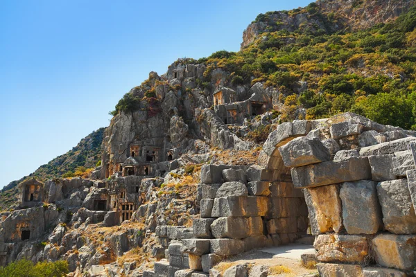 Oude stad in myra, Turkije — Stockfoto