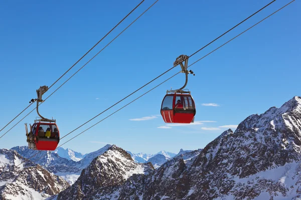 Bergen ski resort - innsbruck Österrike — Stockfoto
