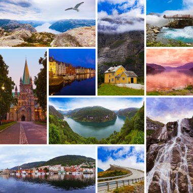 Collage of Norway travel images (my photos)