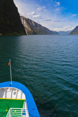 gemi ve fiyort sognefjord - Norveç