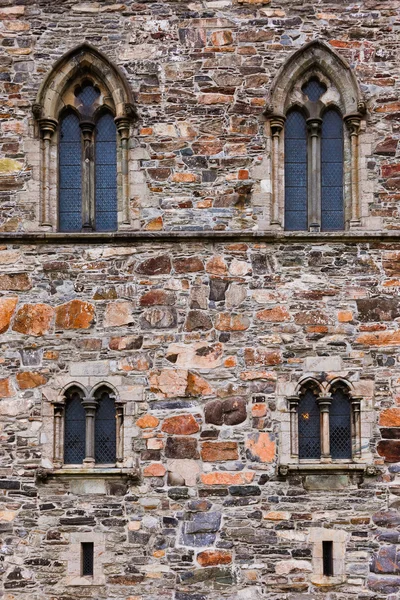 Windows in Fort muur - Bergen, Noorwegen — Stockfoto