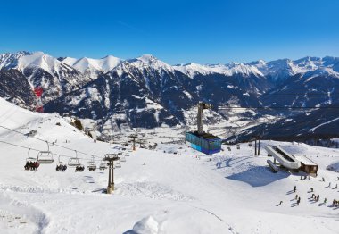 Mountains ski resort Bad Hofgastein - Austria clipart