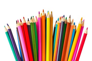 çok renkli kalemler