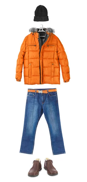 Set of winter clothing — Stock Photo, Image