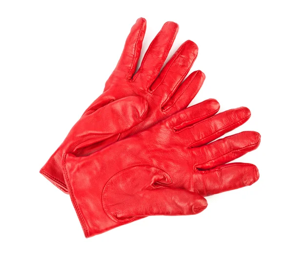 Röda handskar — Stockfoto