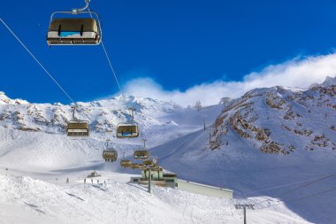 Mountain ski resort hochgurgl Avusturya