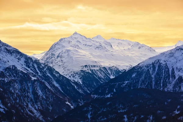 Hory - ski areál solden Rakousko — Stock fotografie