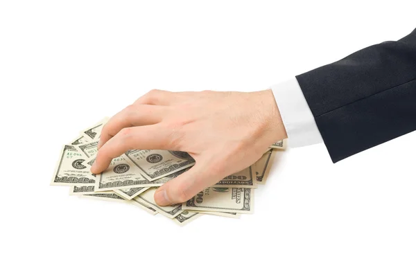 Hand and money — Stock Photo, Image