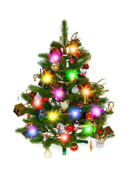 Árbol de Navidad decorado — Foto de Stock