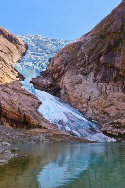 Pik buzul - Norveç — Stok fotoğraf