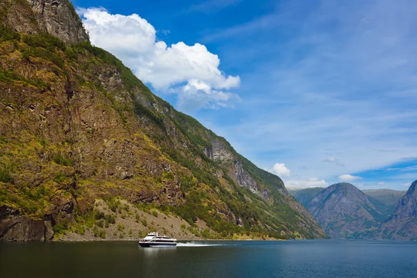 Fjord naeroyfjord - Norsko — Stock fotografie