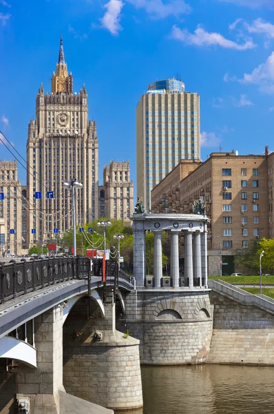 Stalin's famous skyscraper Ministry of Foreign Affairs of Russia — Stock Photo, Image