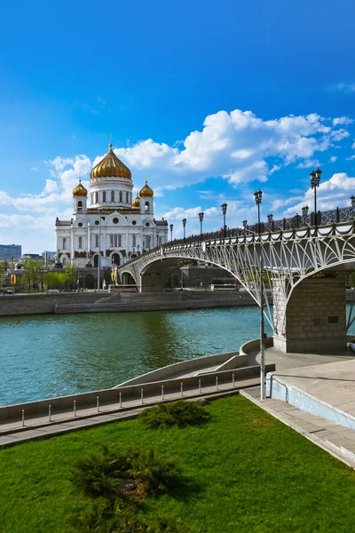 Katedralen Kristus Frälsaren - Moskva Ryssland — Stockfoto