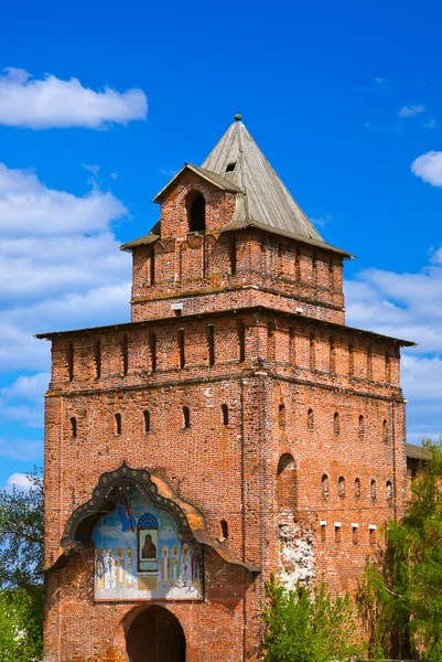 Torre de Kolomna Kremlin na região de Moscou - Rússia — Fotografia de Stock