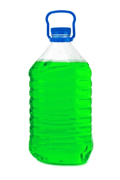 Flasche mit grüner Flüssigkeit — Stockfoto