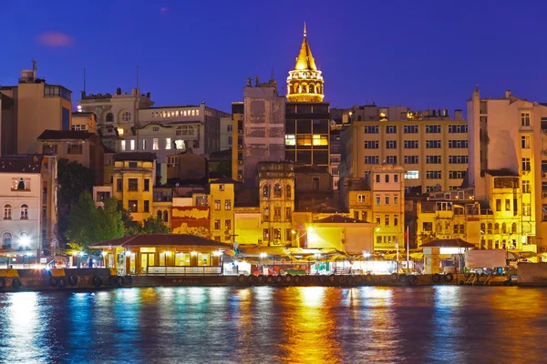 Istanbul Turkey at night — Stock Photo, Image