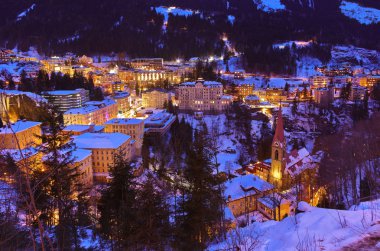 dağlarda Kayak resort bad gastein, Avusturya