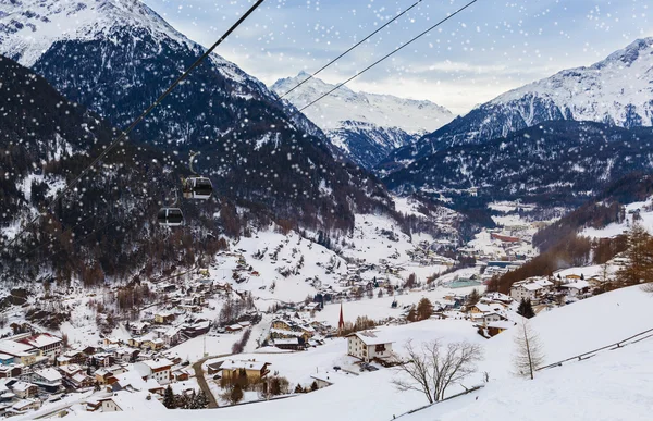 Estación de esquí de montaña Solden Austria —  Fotos de Stock