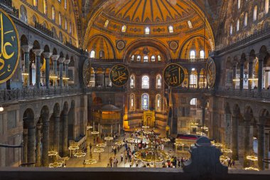 Ayasofya mozaik iç sophia istanbul Türkiye