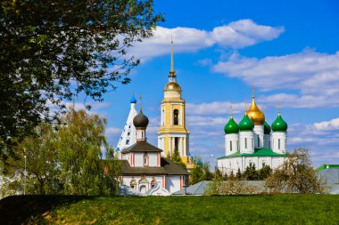 Kolomna Kremlin 'deki kiliseler - Moskova bölgesi - Rusya