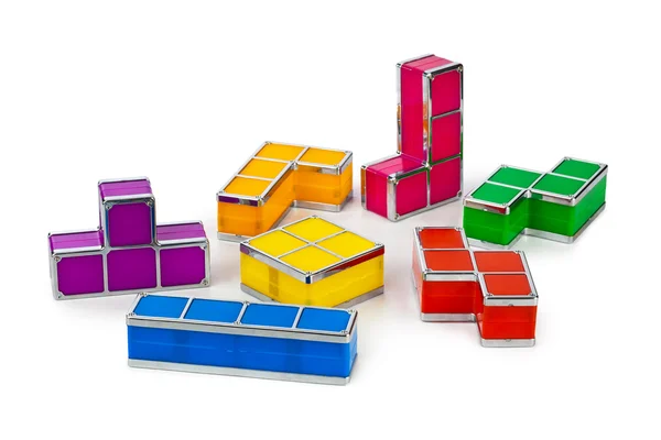 Bloques de juguete Tetris — Foto de Stock