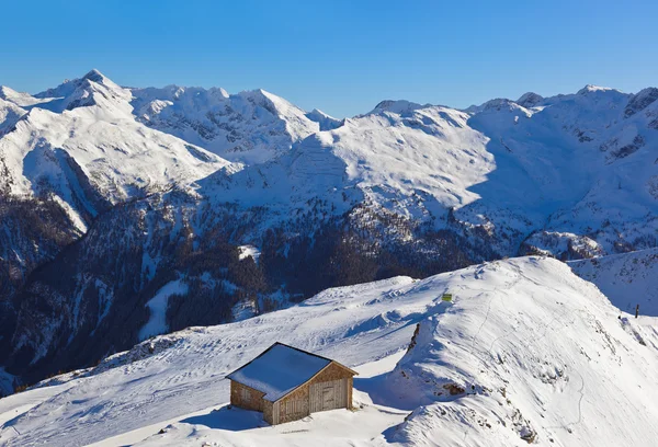 Berge Skigebiet Bad Gastein - Österreich — Stockfoto