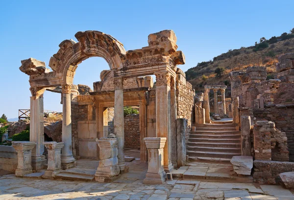 Forntida ruiner i Efesos Turkiet — Stockfoto