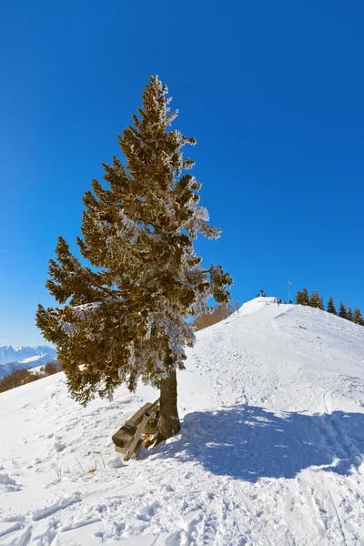 高山滑雪度假村圣最迟到奥地利 — 图库照片