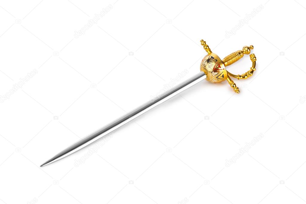 Golden sword