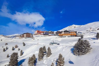 Mountain ski resort hochgurgl Avusturya