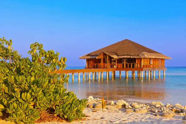 Spa saloon sur l'île des Maldives — Photo