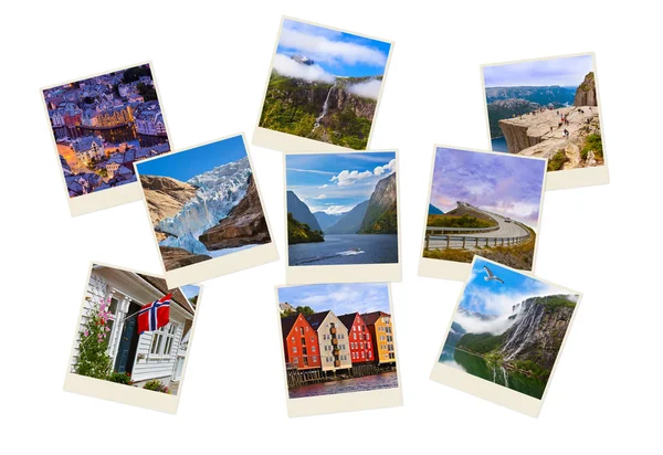 Pila di Norvegia viaggi scatti — Foto Stock