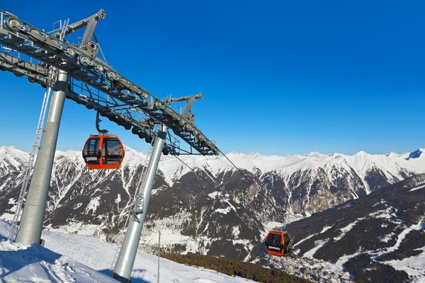 Ορειβατικό χιονοδρομικό κέντρο Bad Gastein - Αυστρία — Φωτογραφία Αρχείου