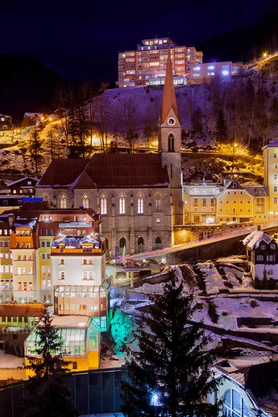 Dağlarda Kayak resort bad gastein, Avusturya — Stok fotoğraf