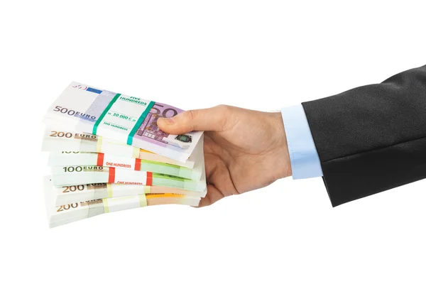 Hand mit Geld — Stockfoto