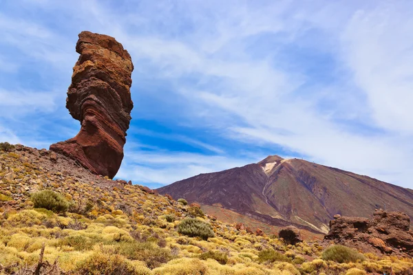 Рок бога на вулкане Тейде на острове Тенерифе - Канарские острова — стоковое фото
