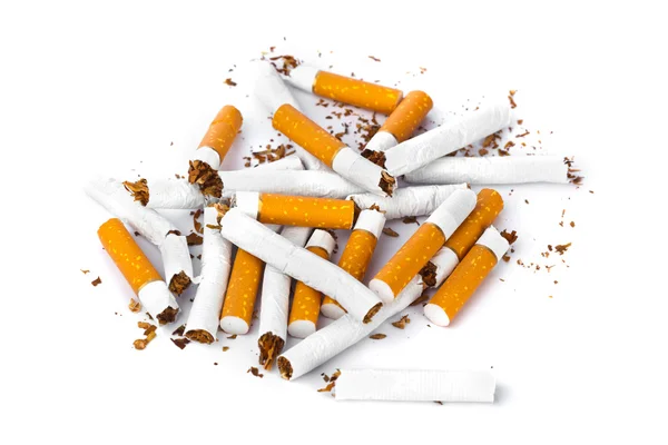 Trasiga cigaretter — Stockfoto