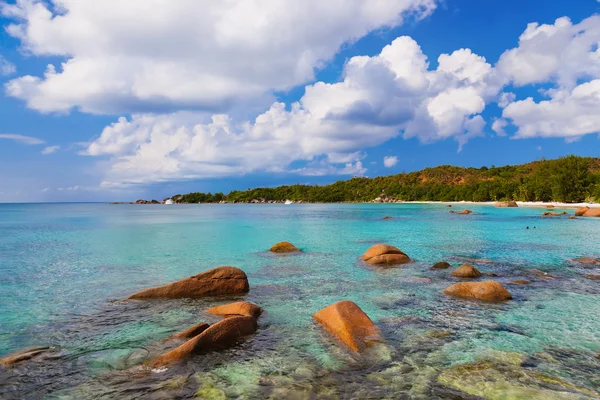 Strand van anse lazio - Seychellen — Stockfoto