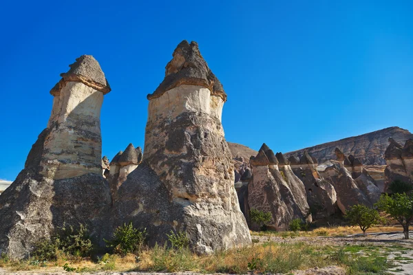 Fairy chimneys (rock formations) at Cappadocia Turkey — Stock Photo, Image