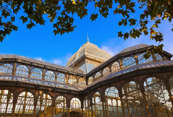 Palacio de Cristal en Madrid España — Foto de Stock