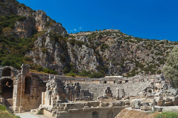Antike stadt in myra türkei — Stockfoto
