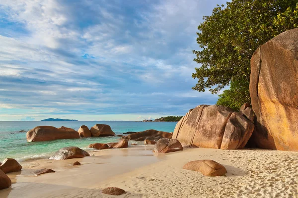 Strand van anse lazio - Seychellen — Stockfoto
