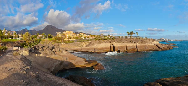 Praia Las Americas na ilha de Tenerife - Canário — Fotografia de Stock