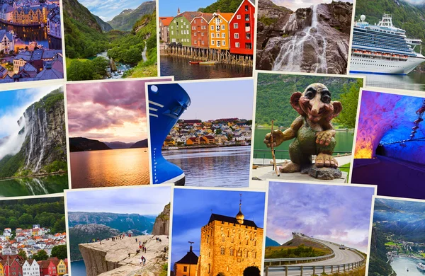 Pila de viajes de Noruega disparos —  Fotos de Stock