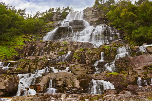 Tvinde şelale - Norveç — Stok fotoğraf