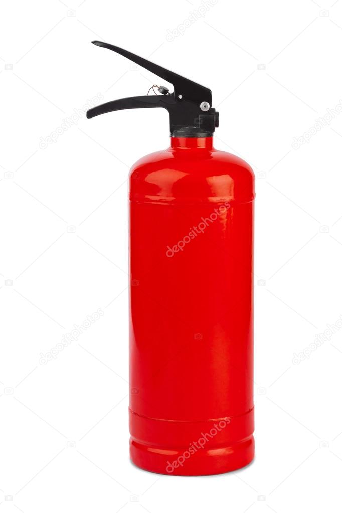 Red fire extinguisher