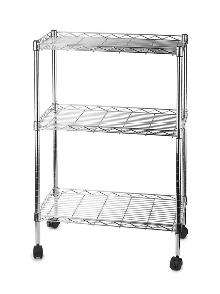 Scaffali metallici rack — Foto Stock