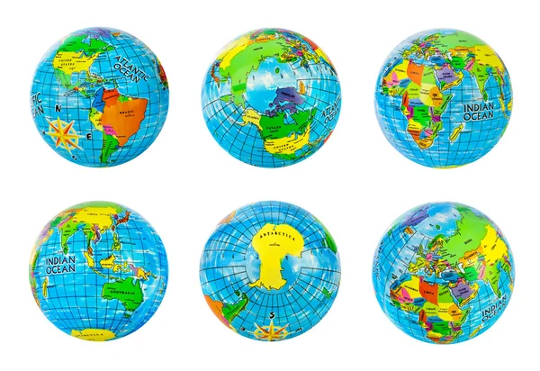 Globes set — Stock Photo, Image