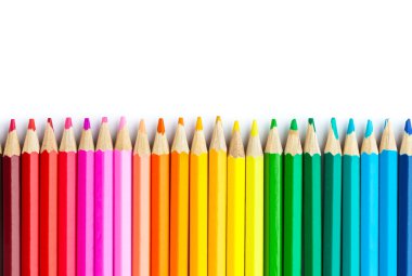 çok renkli kalemler
